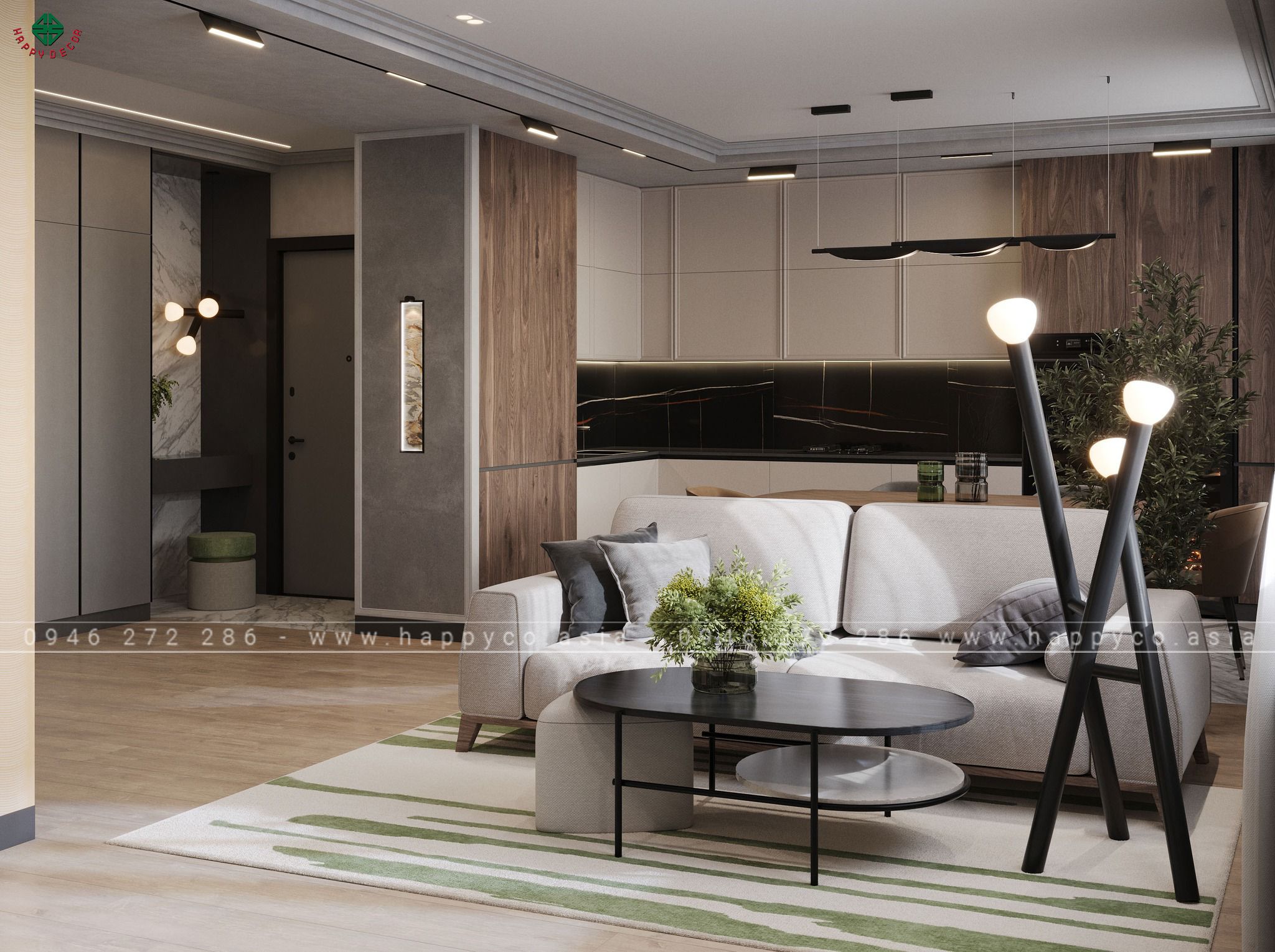 Căn hộ chung cư của Happy Decor không chỉ đẹp mà còn thông minh