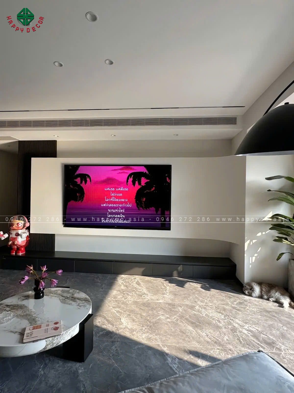 Sự lựa chọn vật liệu là yếu tố quan trọng trong thiết kế nội thất chung cư hiện đại