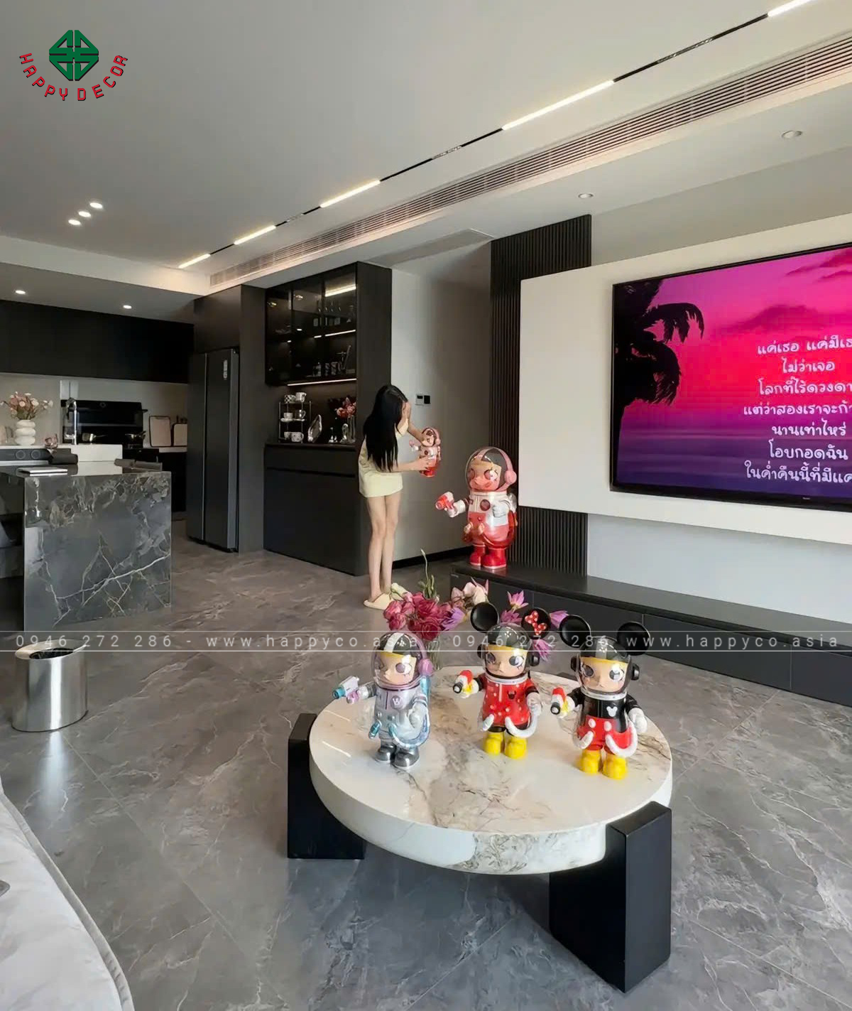 Thiết kế nội thất chung cư của Happy Decor đặc biệt phù hợp với các gia đình trẻ, các cặp đôi hoặc những ai đam mê phong cách sống hiện đại và tinh tế