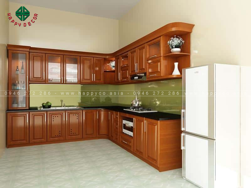 Thiết kế nội thất phòng bếp phù hợp với người mệnh Mộc 1