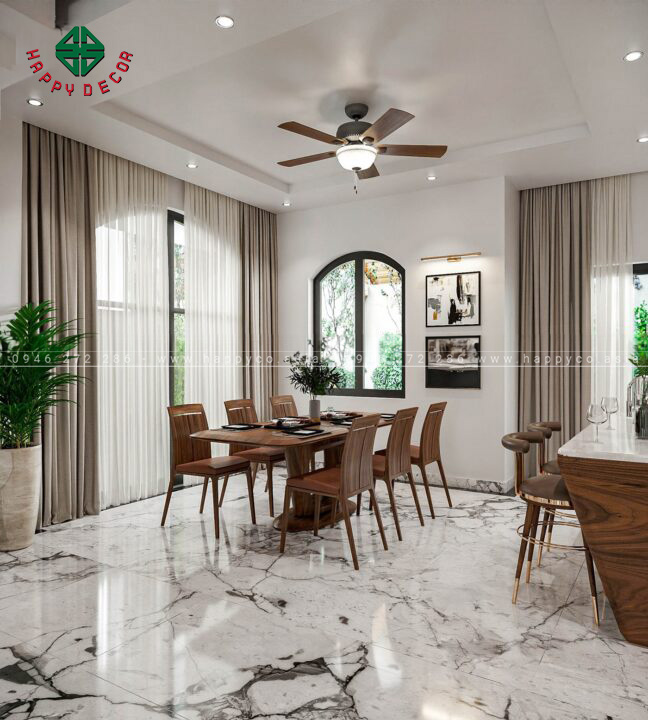 Thiết kế nội thất phòng bếp phù hợp với người mệnh Mộc 2