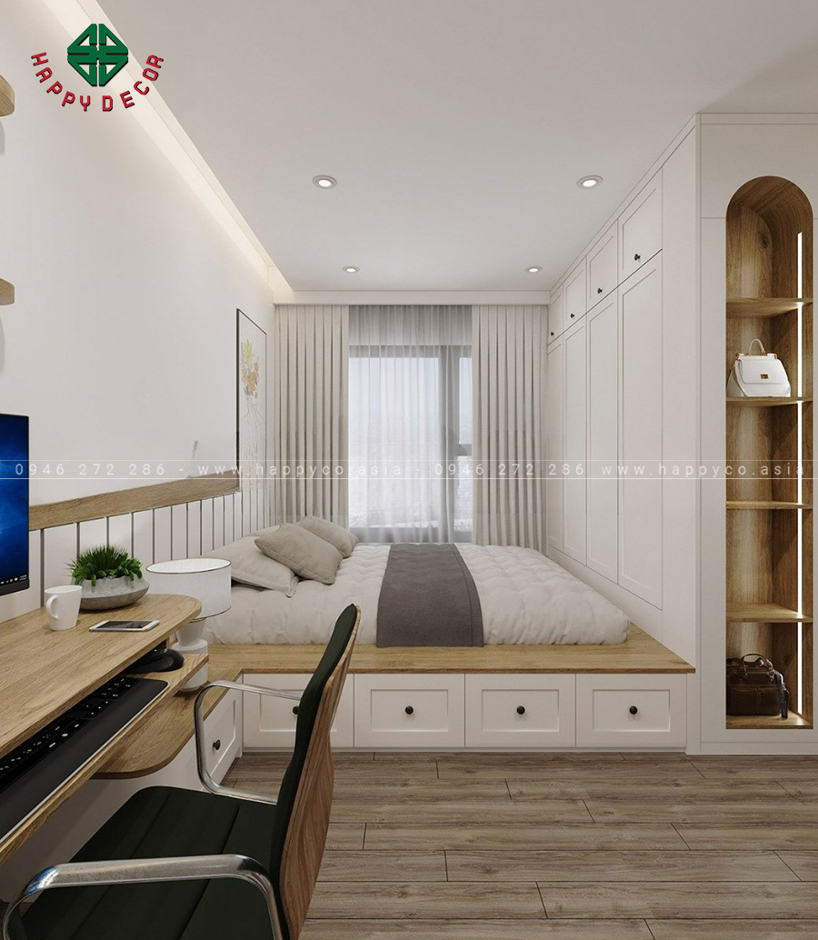 Ưu tiên sử dụng nội thất thông minh đa năng trong phòng ngủ