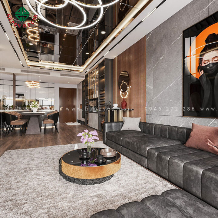 Nội thất, đồ trang trí, bày trí được sắp xếp hợp lý, khoa học