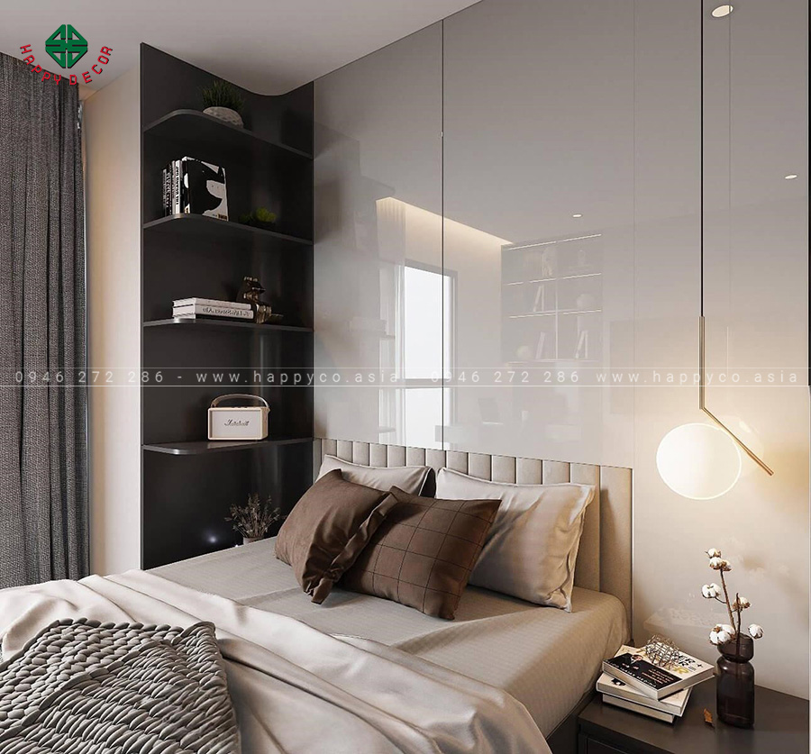 Các phòng ngủ được trang bị đầy đủ tiện nghi và tiện nghi