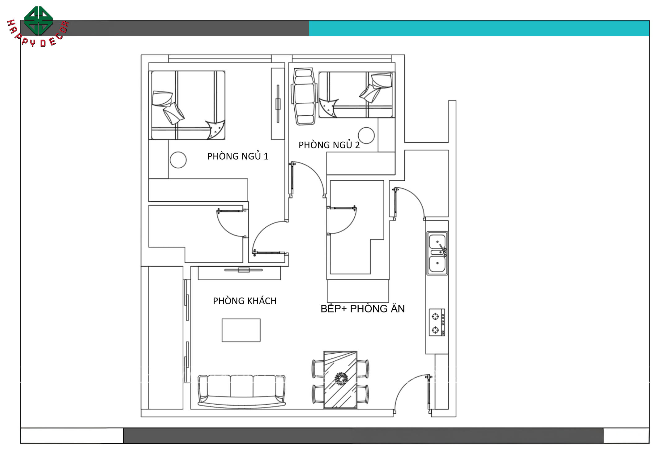 Bản vẽ lên ý tưởng trước khi thi công