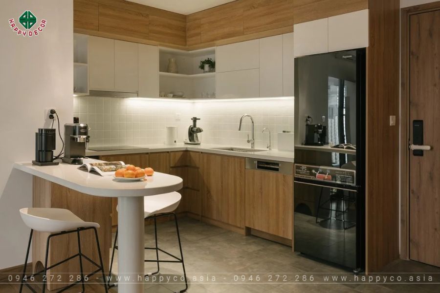 Khu vực bếp với bàn đảo tiện nghi, đầy cảm hứng Khu vực bếp với bàn đảo tiện nghi, đầy cảm hứng