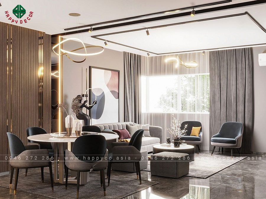 Việc lựa chọn và sắp xếp các món đồ nội thất khoa học và phù hợp