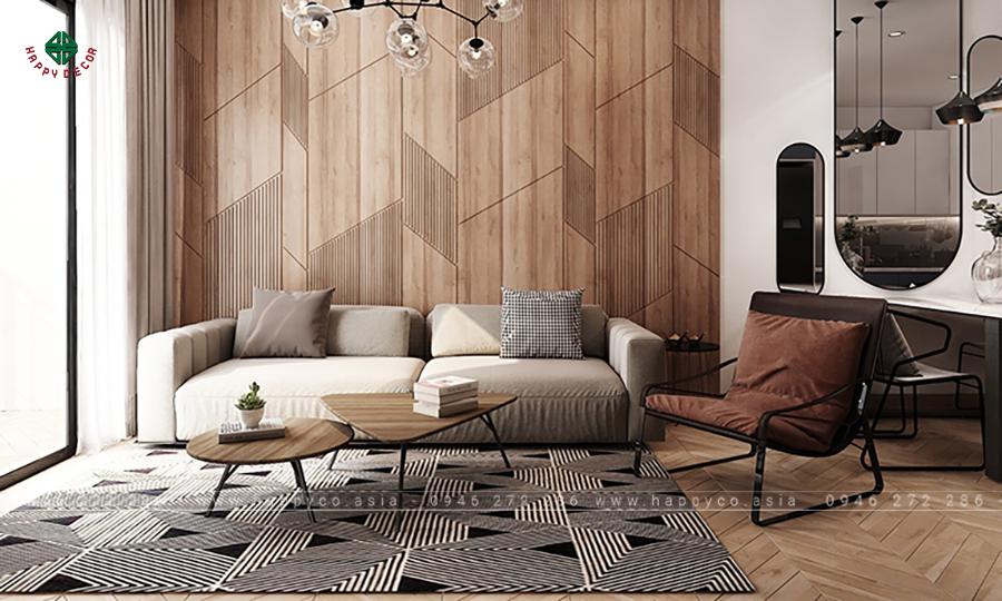 Thiết kế nội thất căn hộ Biên Hòa 3 phòng ngủ đẹp