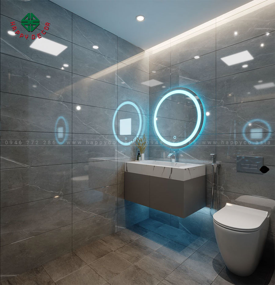 Đèn được gắn chắc chắn trên trần nhà cung cấp cho người dùng ánh sáng vừa phải