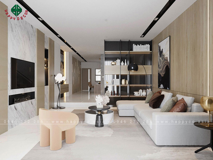 Tận dụng tối đa ánh sáng từ cửa ra vào và cửa sổ, phòng khách rộng rãi, thoáng mát - View 3