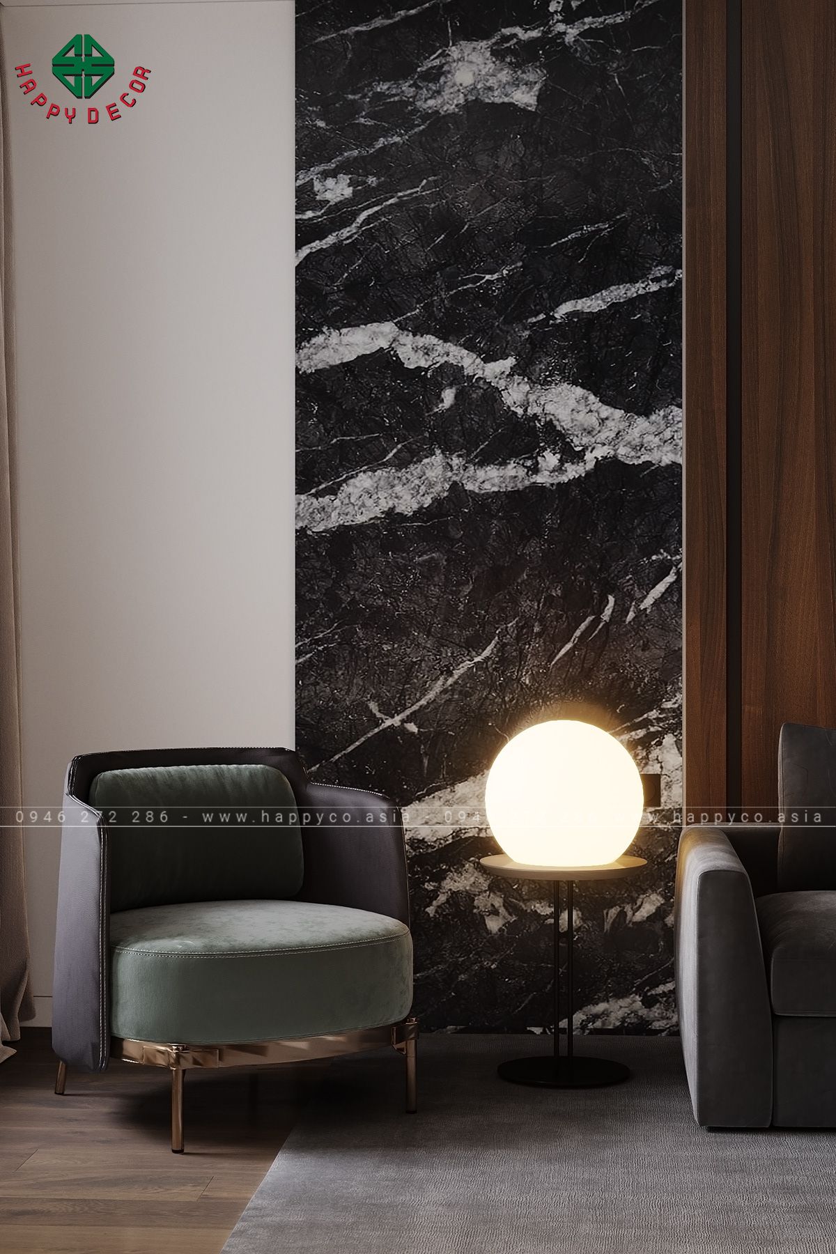 HAPPY DECOR sẽ thiết kế 3D cho phép khách hàng trực quan hóa không gian sống của mình trước khi quyết định thực hiện