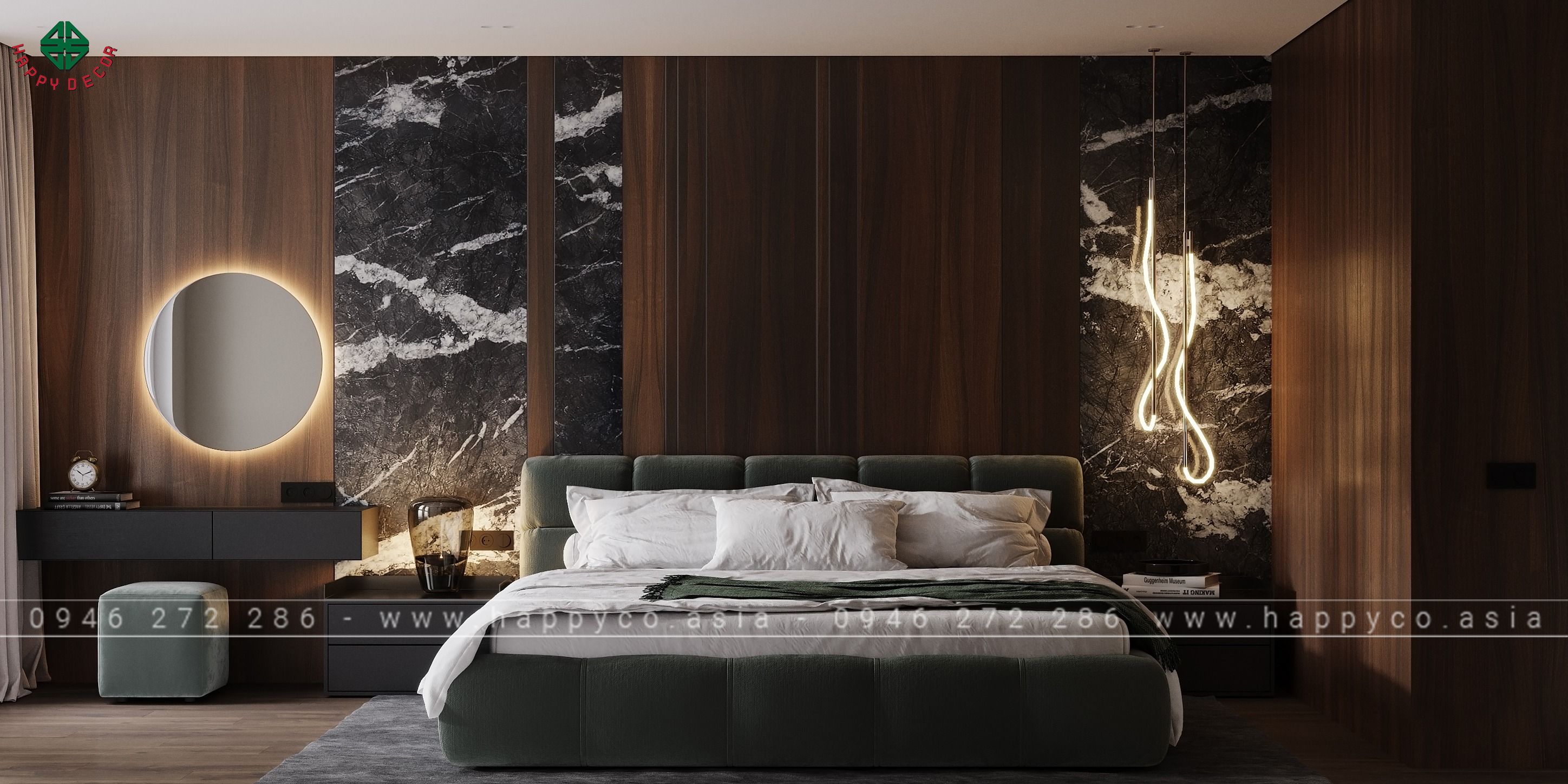 Tham khảo các mẫu thiết kế nội thất của chúng tôi tại website của HAPPY DECOR để có thêm ý tưởng cho tổ ấm của bạn