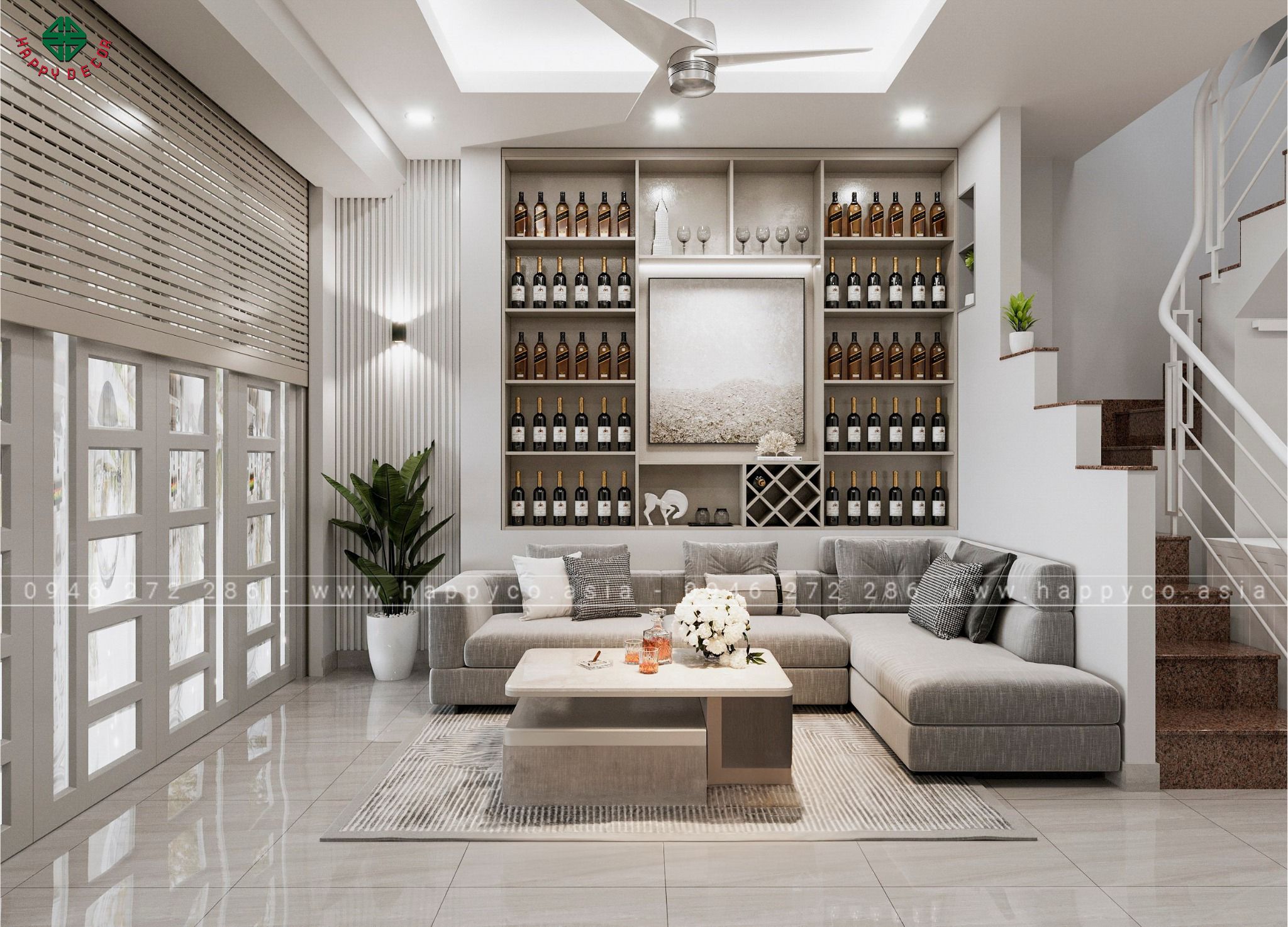 Phong cách thiết kế hiện đại năm 2024 tiếp tục nhấn mạnh sự tối giản, loại bỏ mọi chi tiết rườm rà