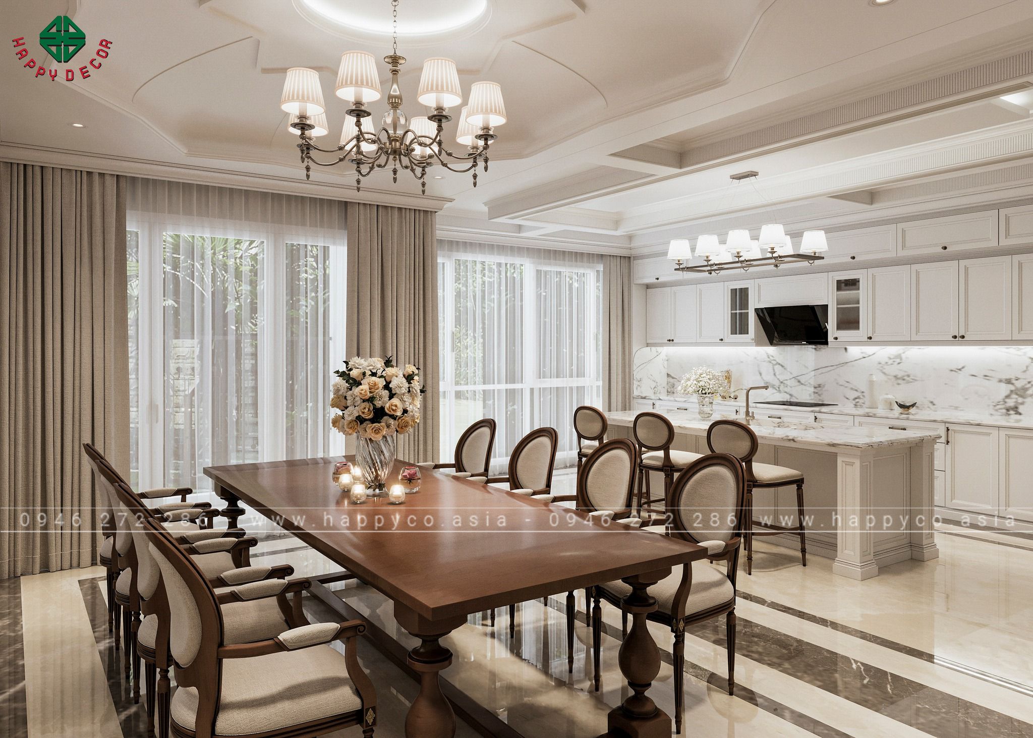 Trong thế giới thiết kế nội thất, việc phối hợp giữa hai phong cách Tân Cổ Điển và Scandinavian đang là xu hướng được nhiều gia chủ yêu thích