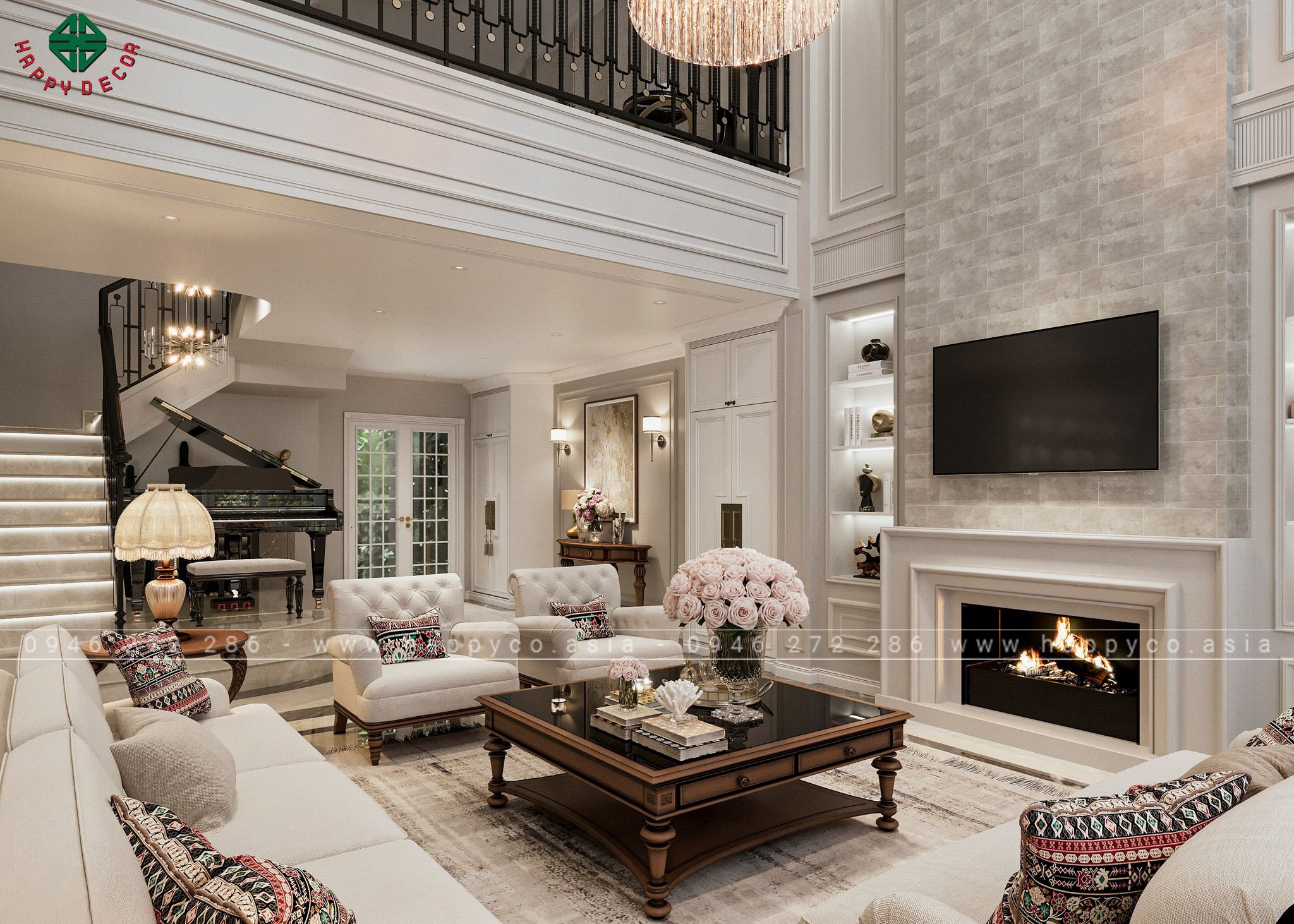 Chọn lựa nội thất mang phong cách Scandinavian với thiết kế đơn giản nhưng vẫn đảm bảo sự sang trọng và đẳng cấp nhờ vào các chi tiết Tân Cổ Điển.