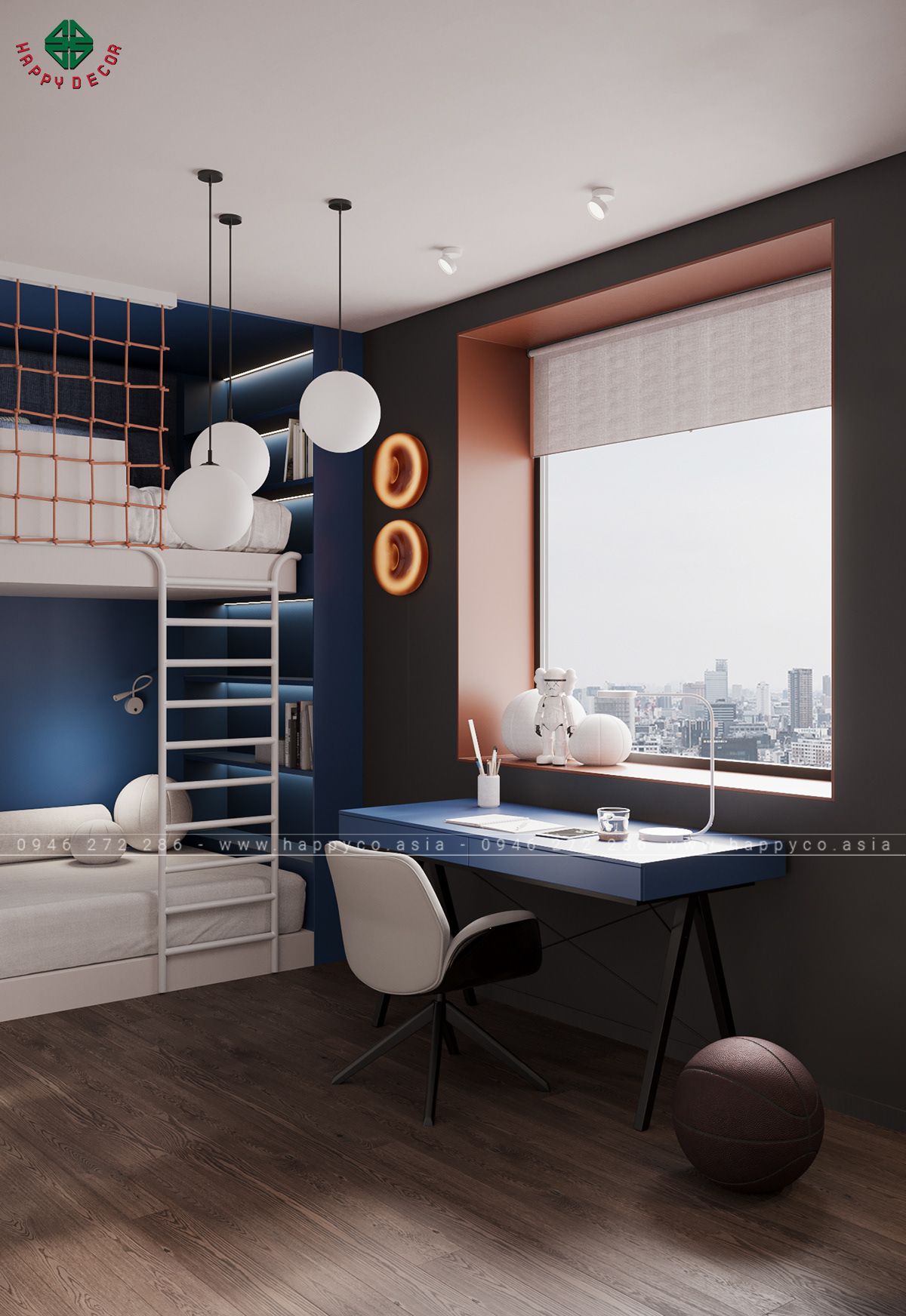 Trẻ em cần một không gian riêng để nghỉ ngơi và học tập