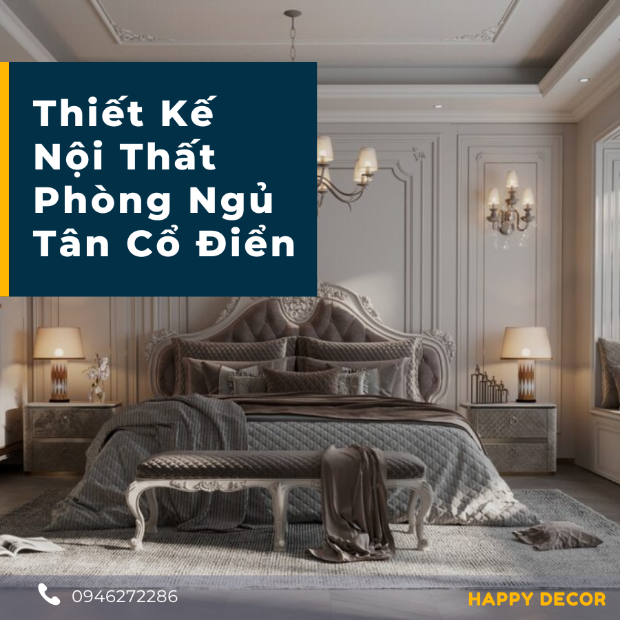 Thiết kế nội thất phòng ngủ tại Biên Hòa - Happy Decor
