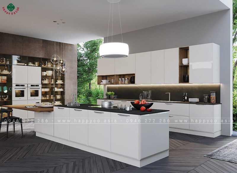 Không chỉ đẹp và hiện đại, các thiết kế phòng bếp của chúng tôi còn ưu việt về mặt công năng sử dụng