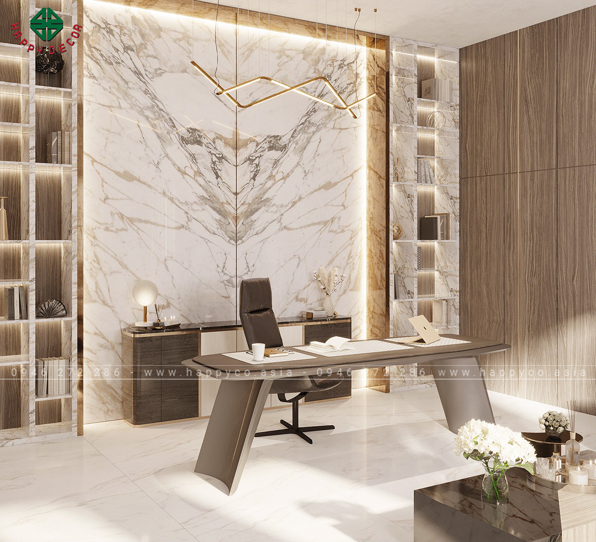 Happy Decor hiểu rằng mỗi chi tiết nhỏ cũng có thể ảnh hưởng đến tâm trạng và hiệu quả công việc của bạn