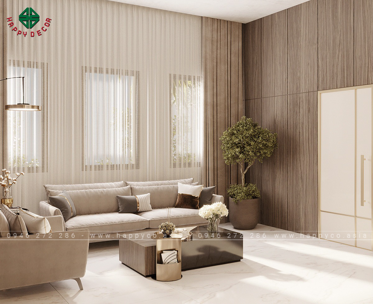 Happy Decor không chỉ tạo nên sự sang trọng, tinh tế cho phòng làm việc mà còn đảm bảo độ bền vượt thời gian