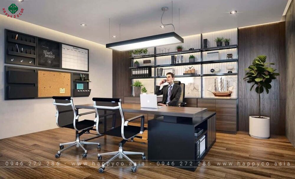 Vị trí ngồi làm việc của lãnh đạo nên đối diện với cửa ra vào