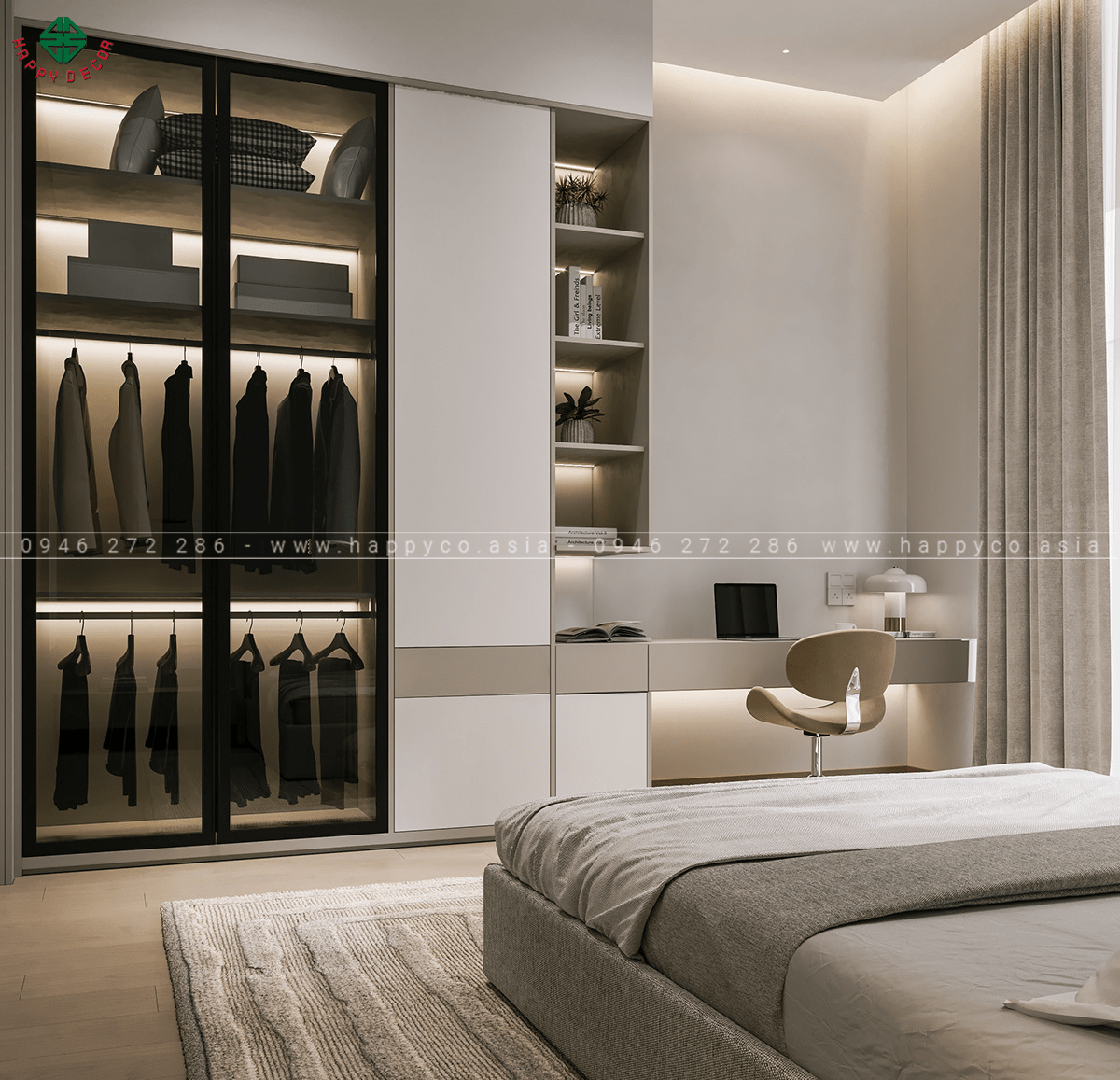 Phòng ngủ là nơi nghỉ ngơi, thư giãn sau một ngày dài