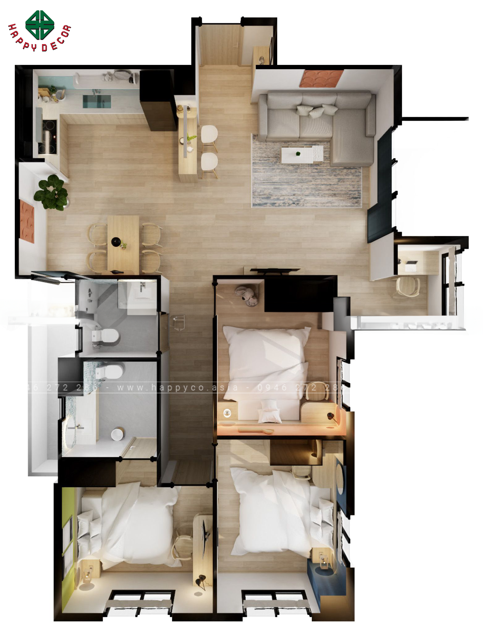 Trước khi bắt đầu bất kỳ dự án thiết kế nào, điều cần thiết là phải khảo sát kỹ lưỡng không gian sống