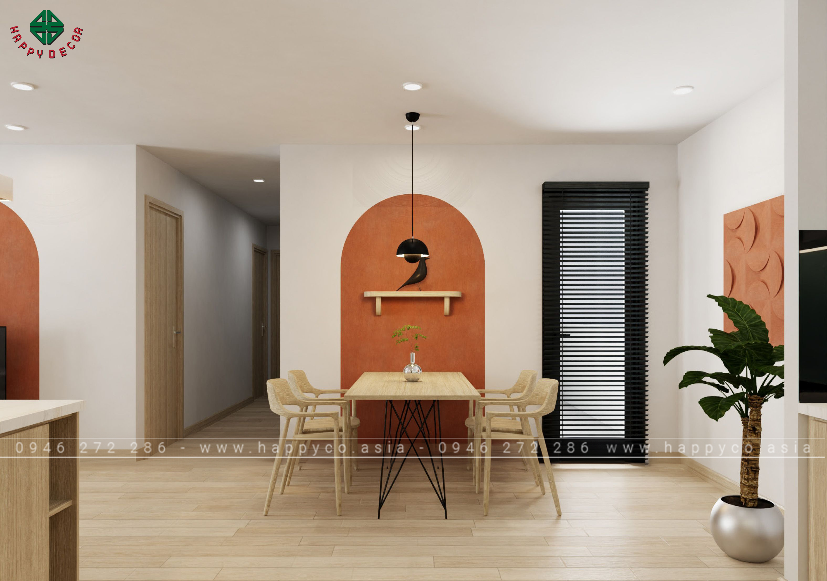 Happy Decor - Chuyên thiết kế thi công nội thất và gia công ván công nghiệp theo yêu cầu