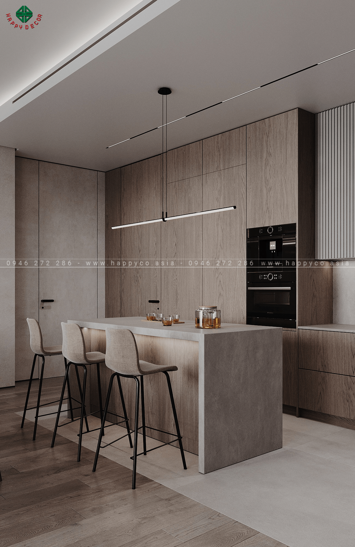 Thiết kế nội thất của Happy Decor luôn chú trọng tối ưu hóa không gian