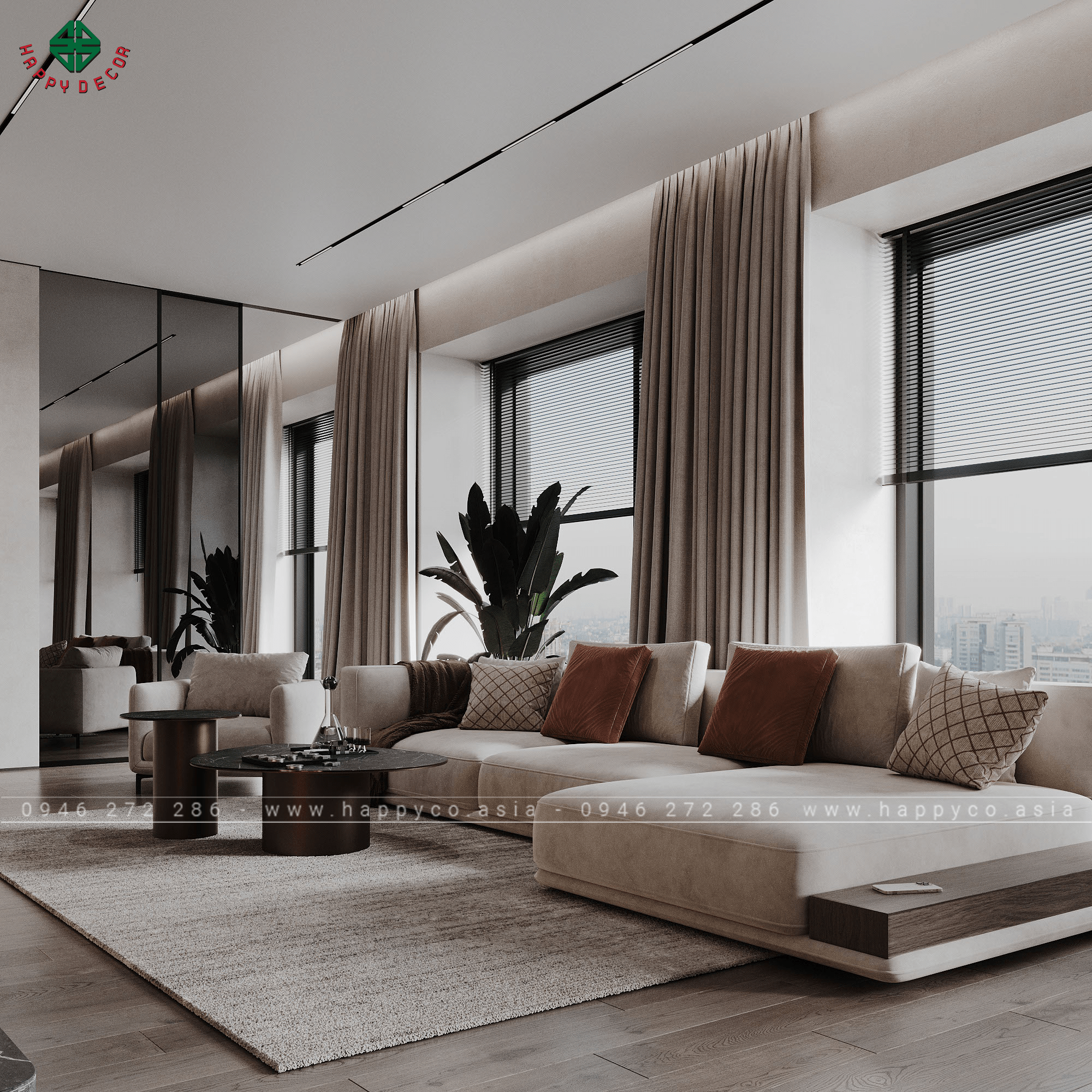 Happy Decor chú trọng đến từng chi tiết nhỏ, biến căn hộ của bạn thành không gian sống lý tưởng