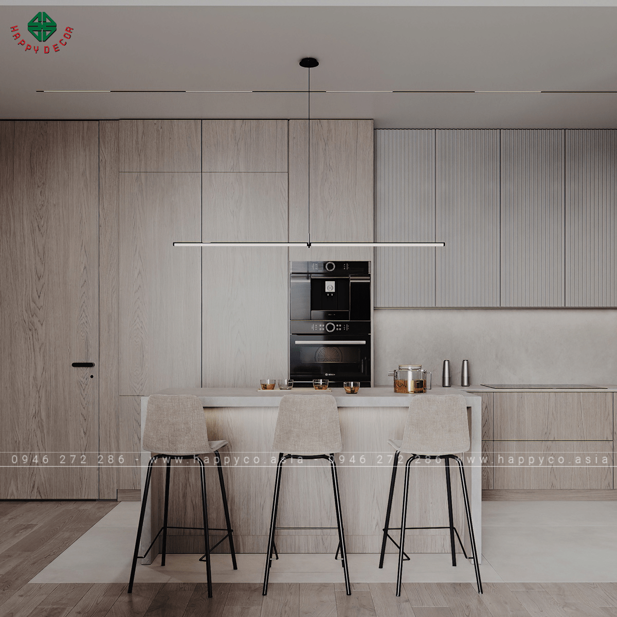 Happy Decor luôn đảm bảo tiến độ công trình và chất lượng hoàn thiện tốt nhất