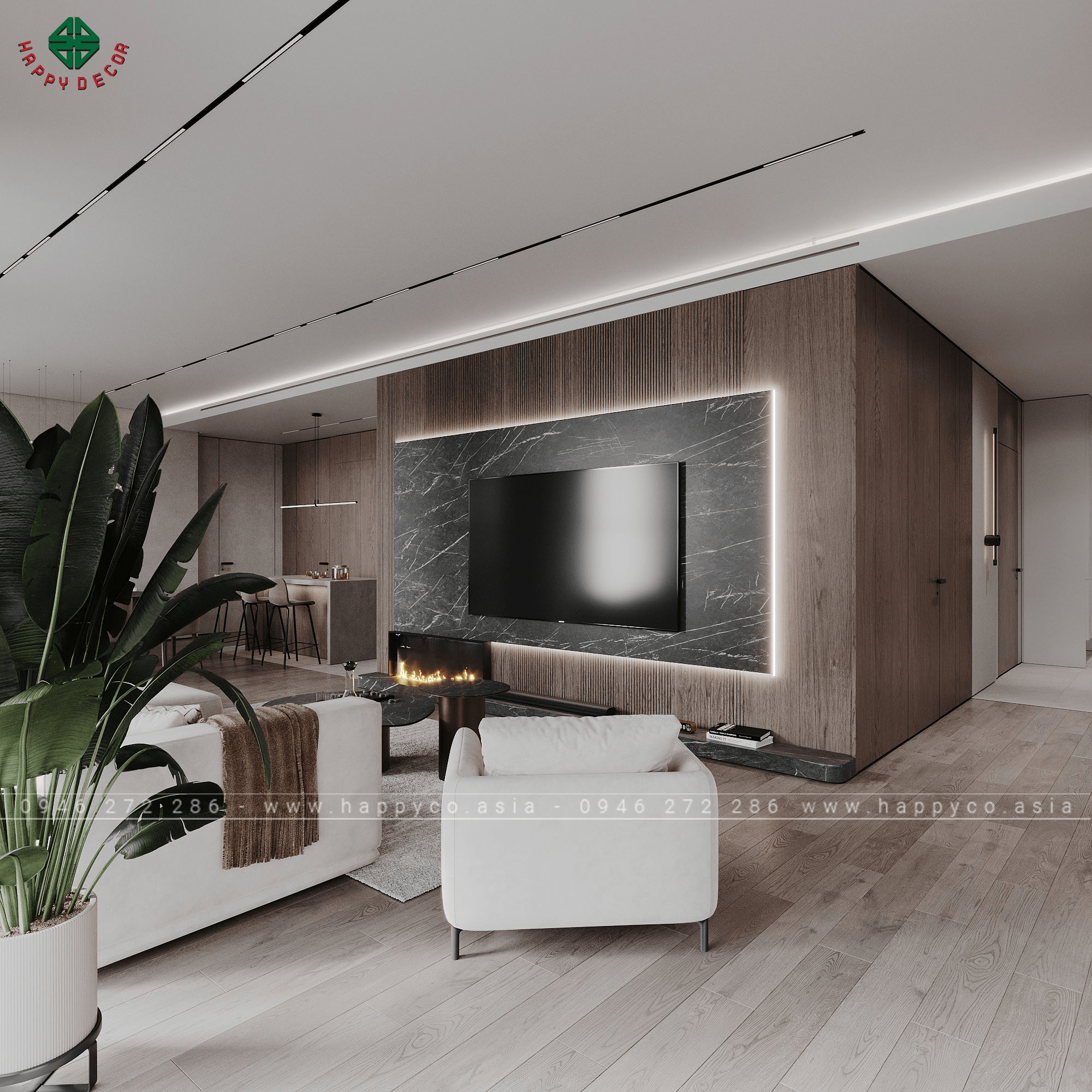 Thiết kế nội thất chung cư VOZ đẳng cấp tại Biên Hòa - Happy Decor