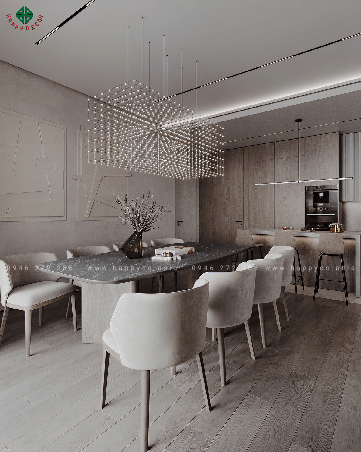 Ánh sáng tự nhiên được tận dụng tối đa trong thiết kế của chúng tôi, giúp căn hộ luôn tràn ngập sức sống