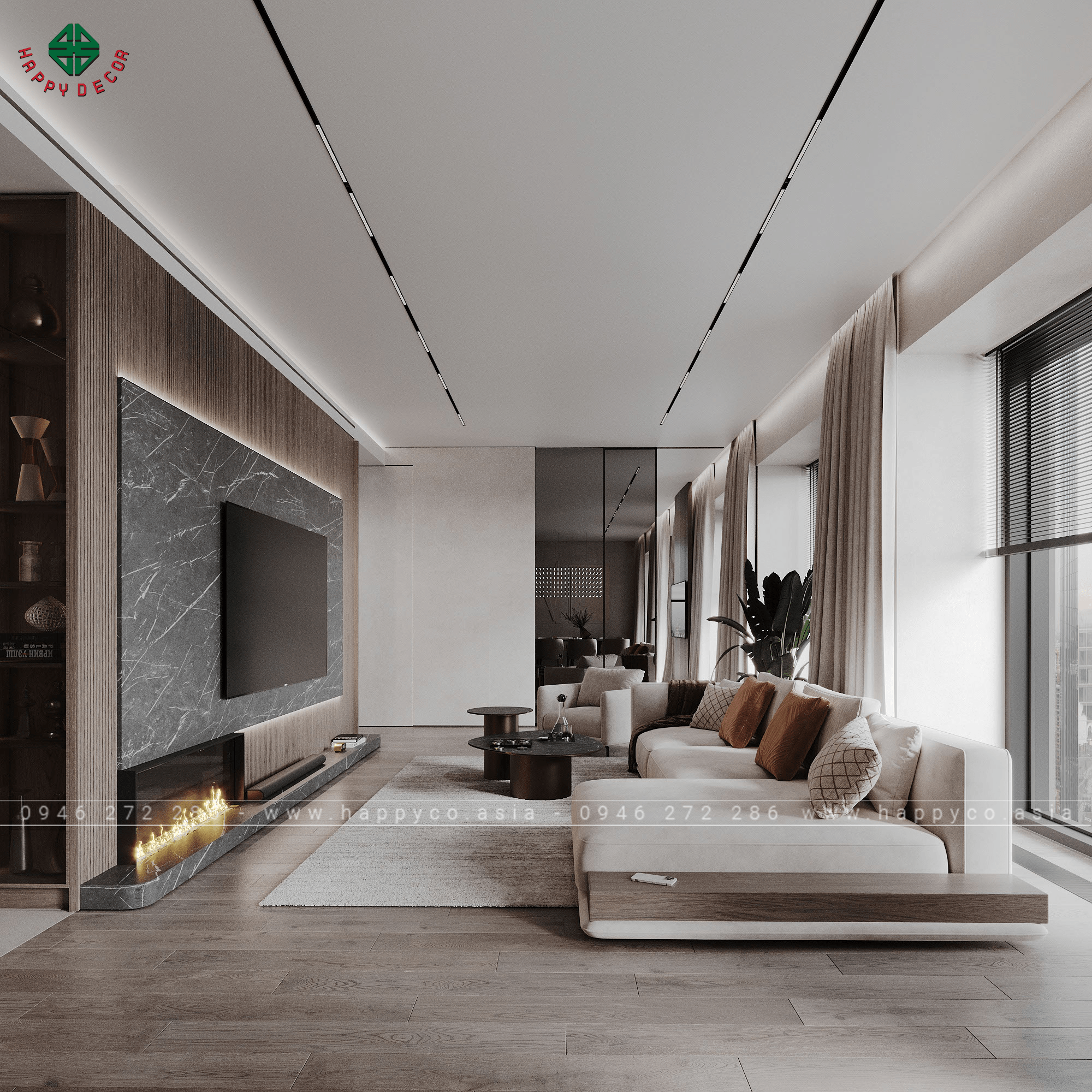 Mỗi không gian trong căn hộ đều được trang bị những công nghệ tiên tiến nhất