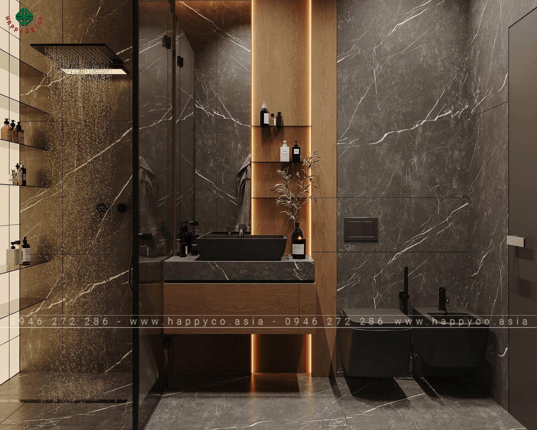 Phong cách hiện đại của HAPPY DECOR đề cao sự tối giản