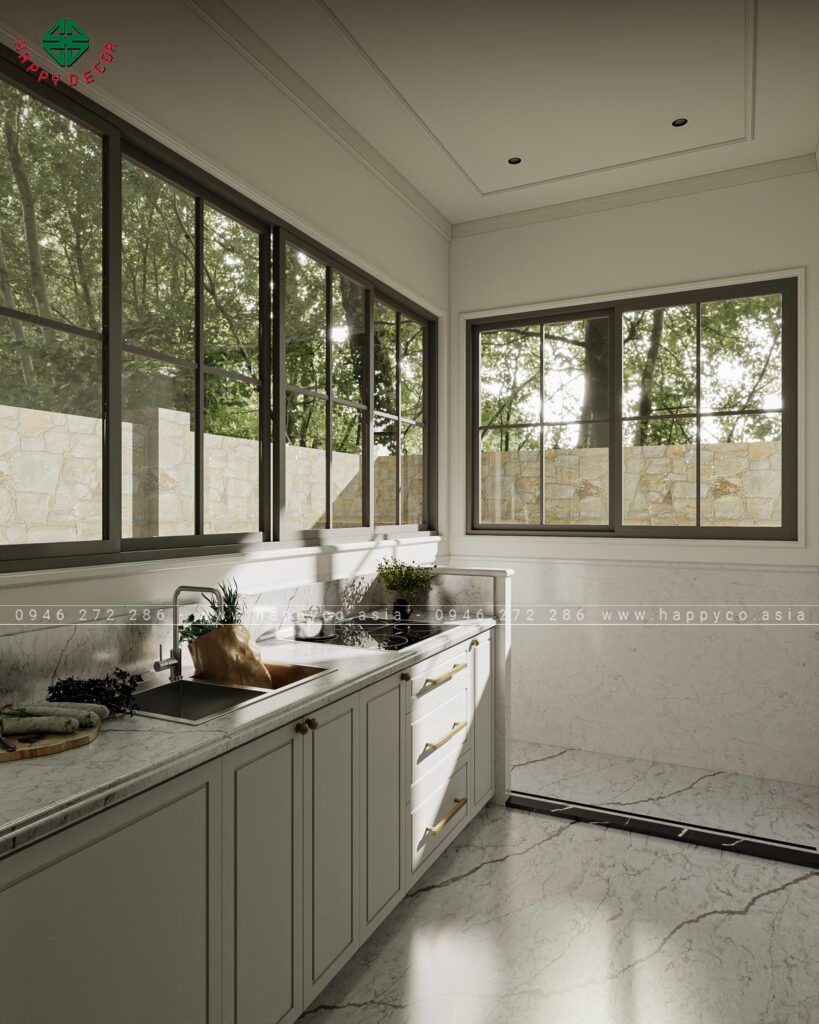 Không gian nội thất ấm cúng với phong cách Traditional