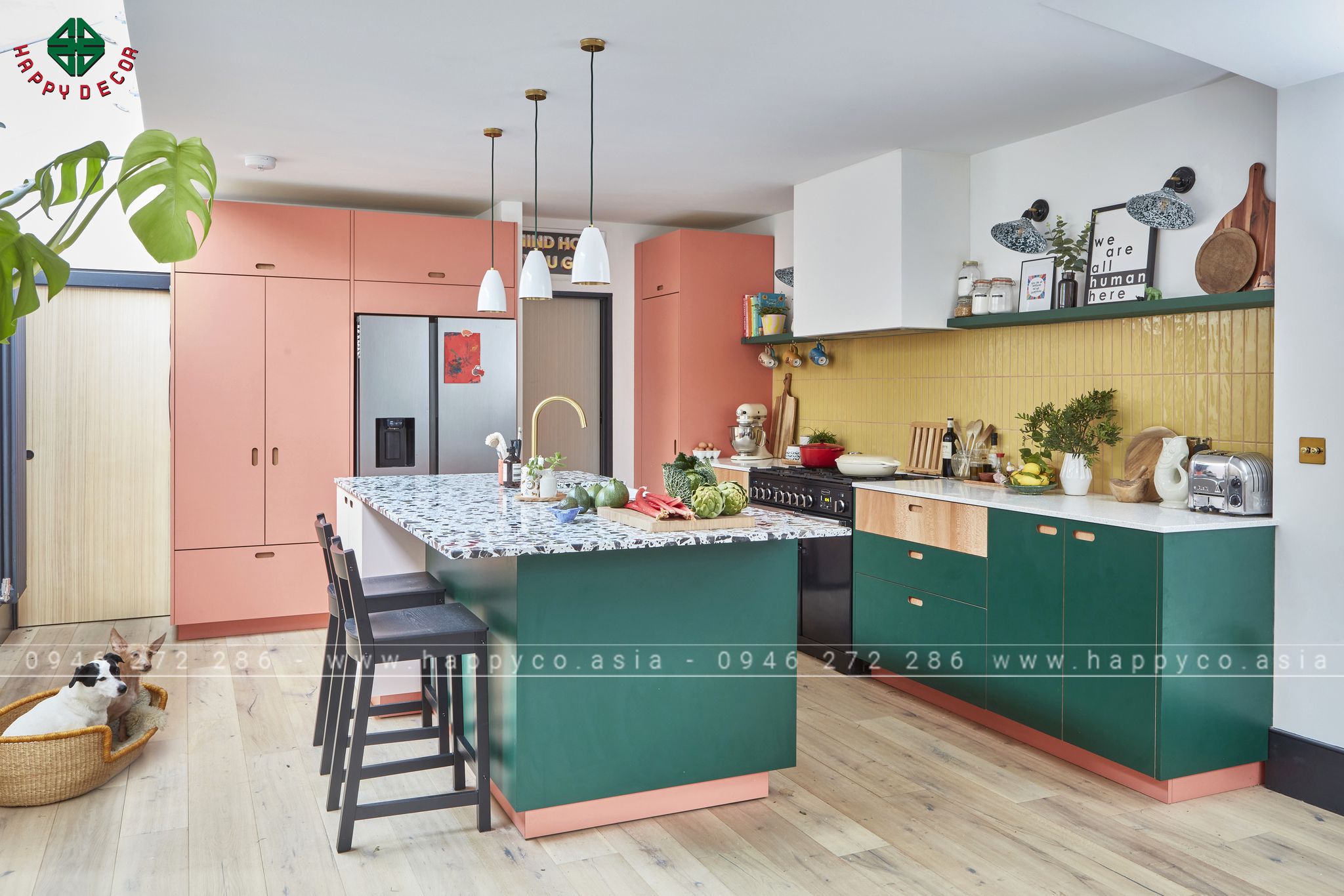 Màu sắc trong nhà bếp rất quan trọng và nên được chọn lựa cẩn thận