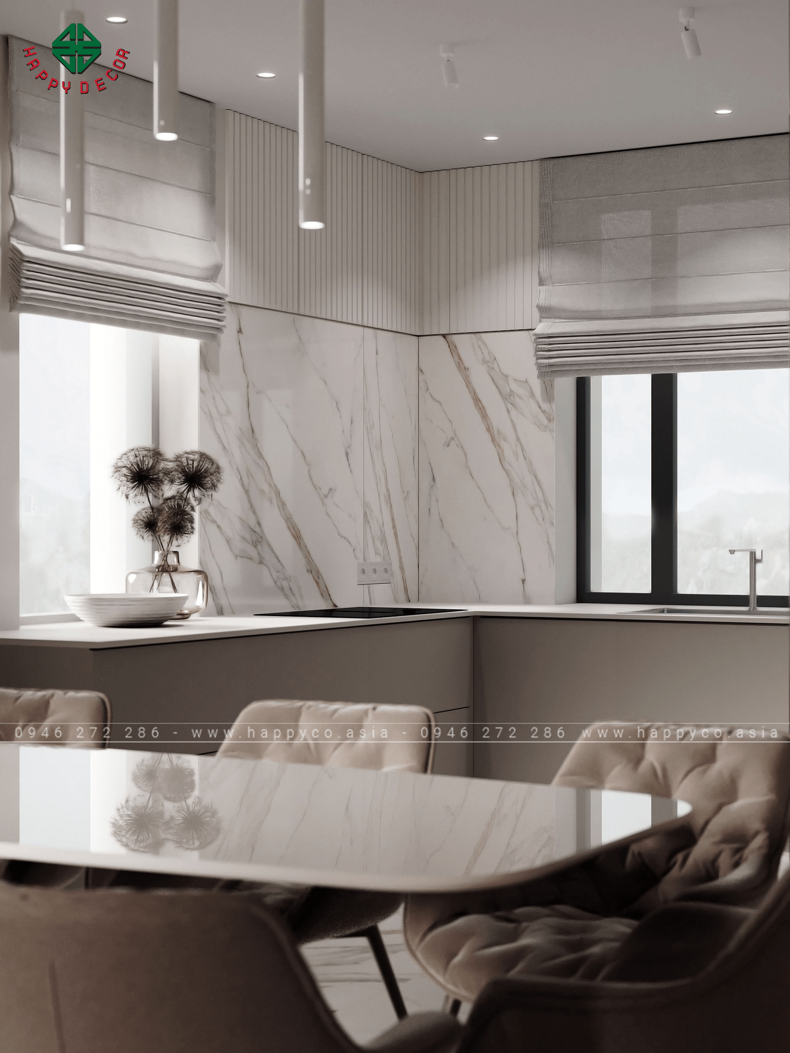 Hãy liên hệ ngay với Happy Decor để bắt đầu hành trình tạo dựng tổ ấm mơ ước của bạn