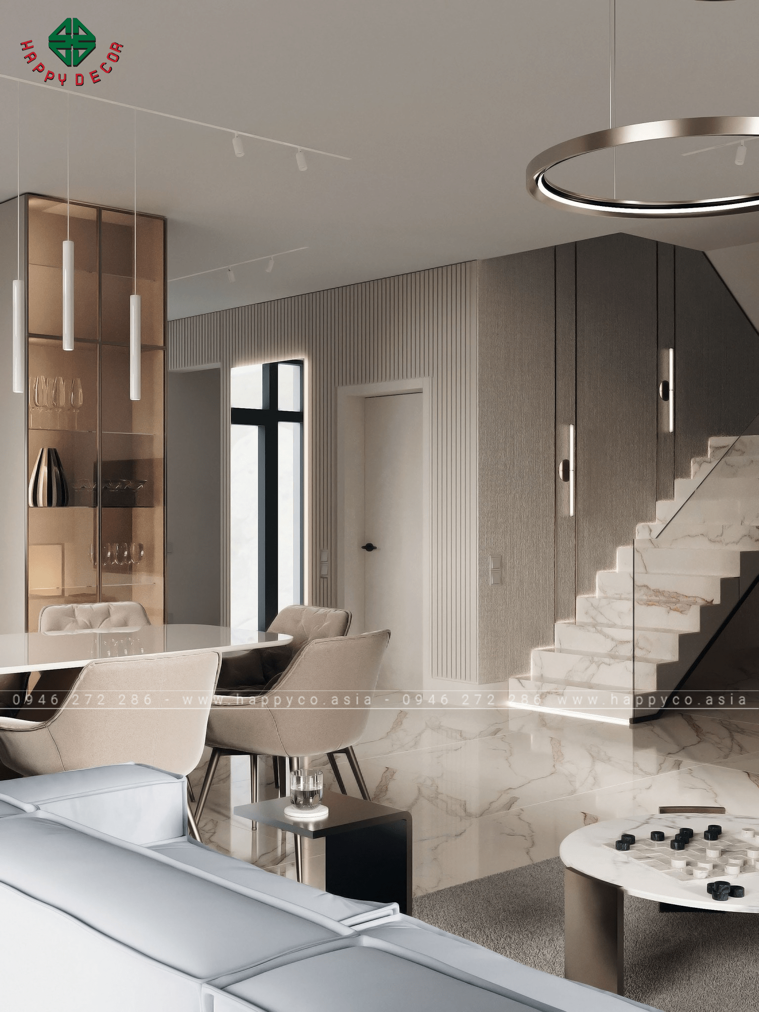 Nhà Phố Tân Bình Thiết kế nội thất với phong cách sang trọng