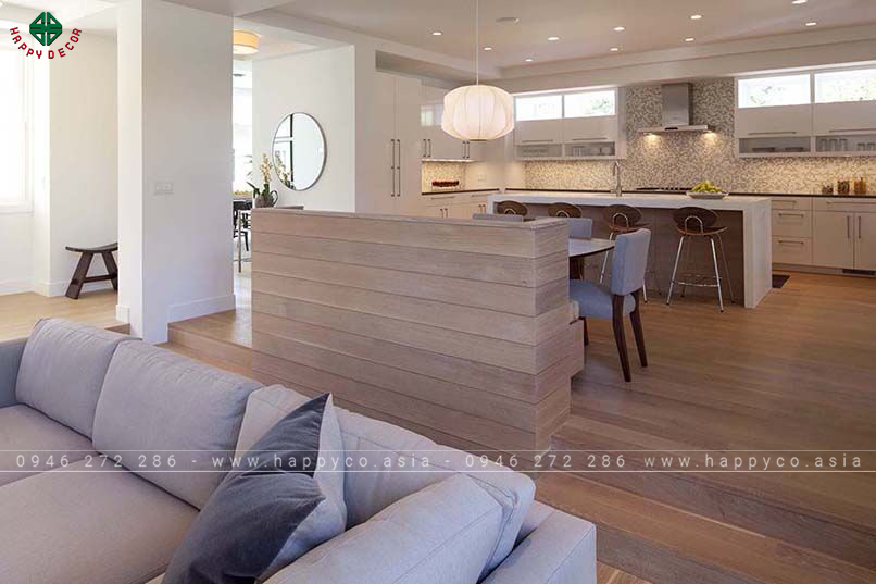 Bố trí quấy bar để gia đình tụ tập sum họp sau ngày dài làm việc