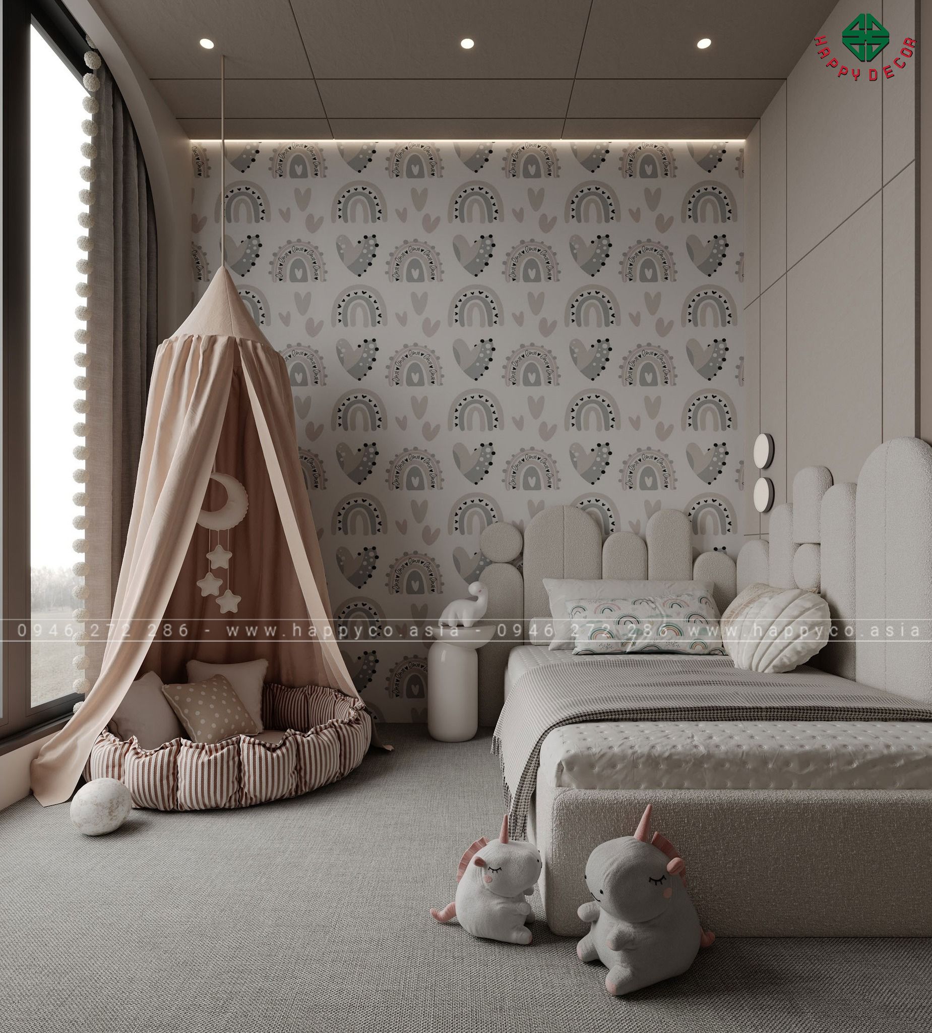 Thiết kế thân thiện giúp trẻ thoải mái và kích thích sự sáng tạo của chúng