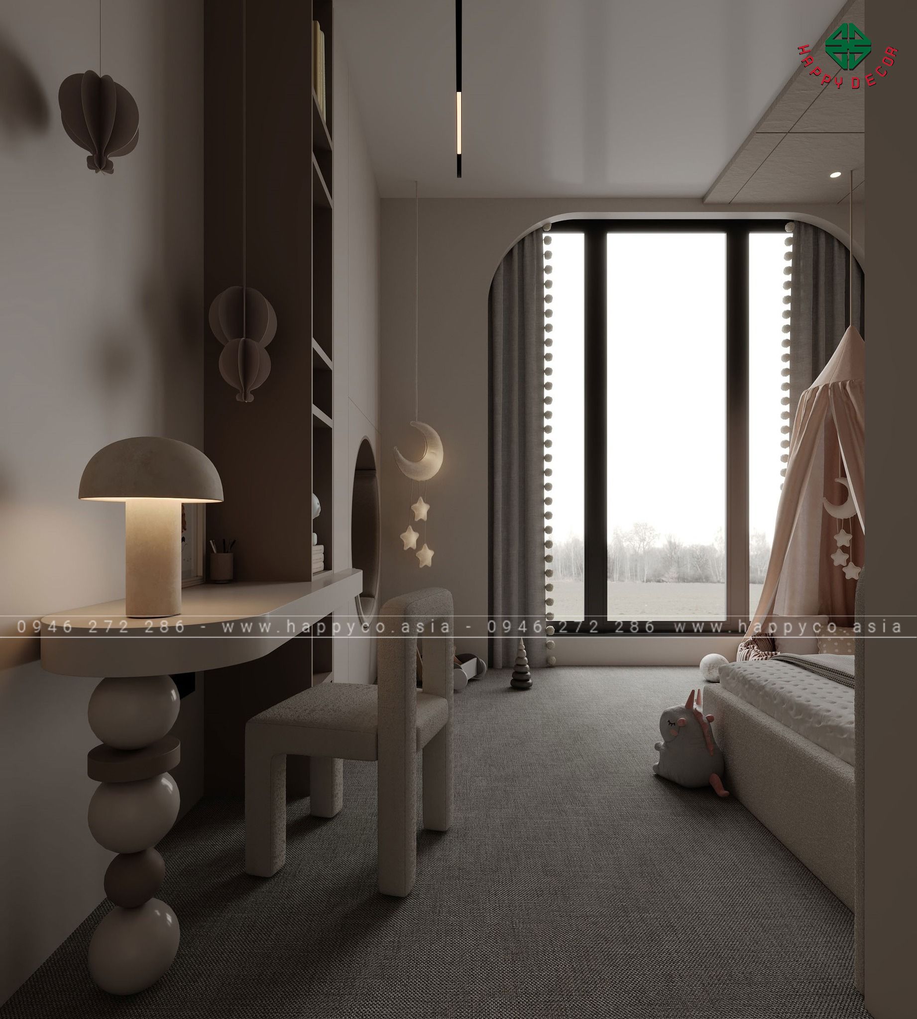 Lưu trữ thông minh với nhiều ngăn kéo và tủ đồ