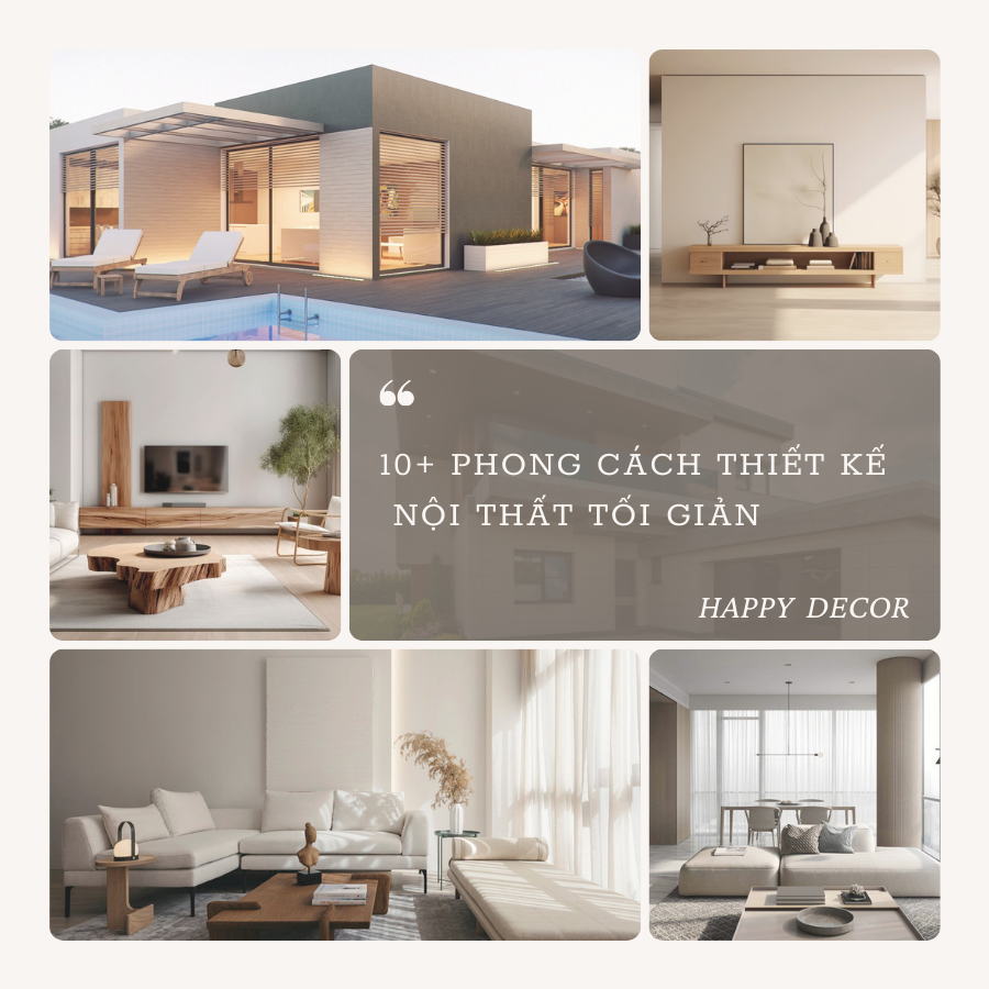 Thiết kế thi công nội thất tối giản tại Biên Hòa - Happy Decor