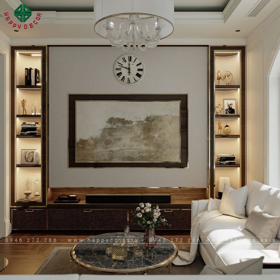 Tủ trưng bày với hệ thống đèn LED