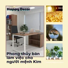 Phong Thủy Bàn Làm Việc Cho Người Mệnh Kim