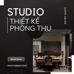 Thiết Kế Nội Thất Phòng Thu Chuyên Nghiệp tại Biên Hòa