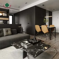 Gợi ý thiết kế chung cư hiện đại vừa tiện nghi vừa đẹp tại TP Biên Hòa Đồng Nai - Happy Decor