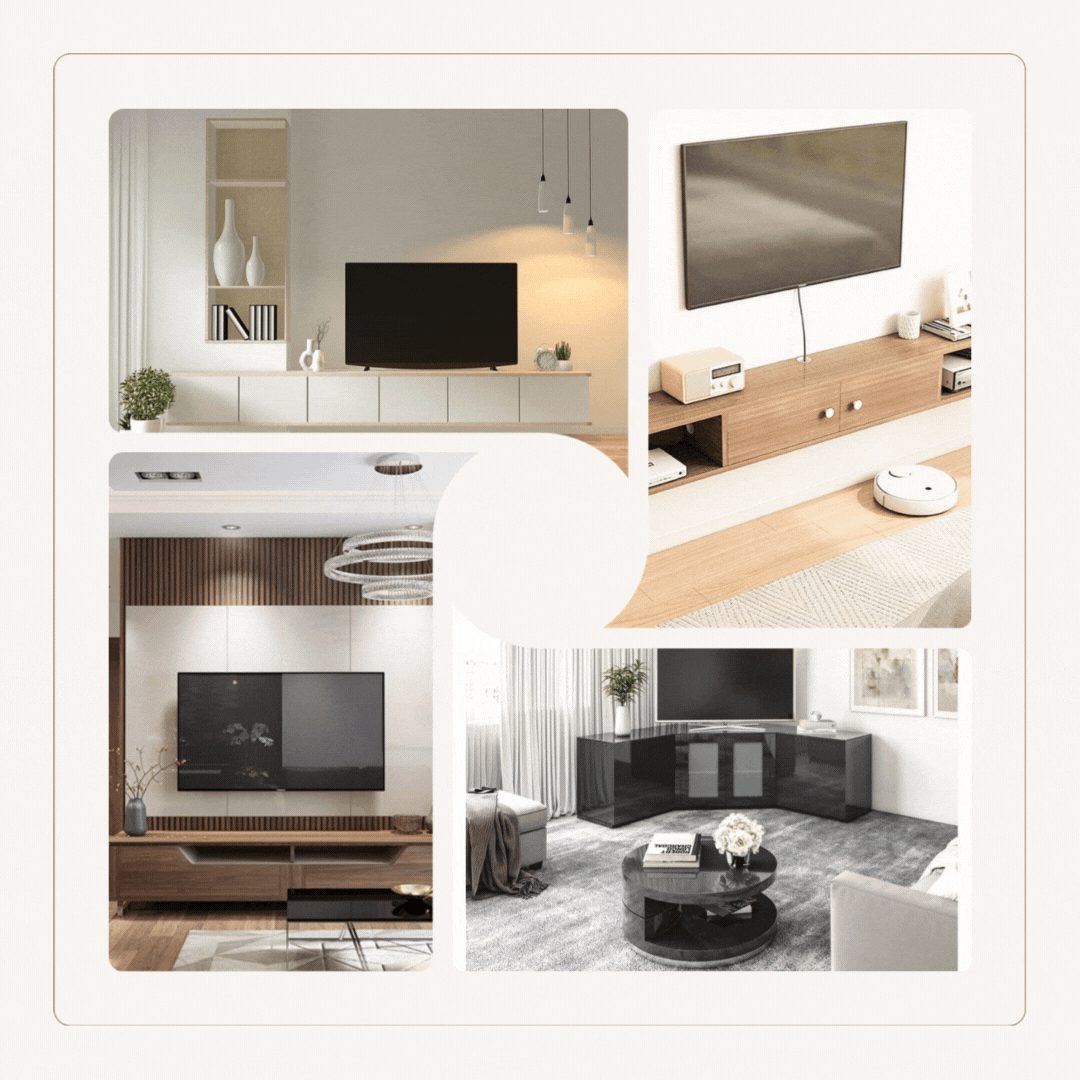 Bí Quyết Bố Trí Kệ Tivi Phòng Khách Hoàn Hảo Cho Mọi Nhà