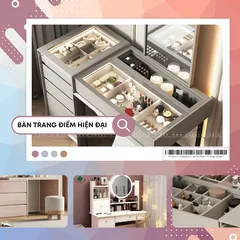10 Mẫu Bàn Trang Điểm Hiện Đại Xu Hướng 2024