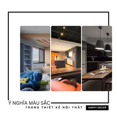 Ý nghĩa màu sắc trong thiết kế nội thất 2024